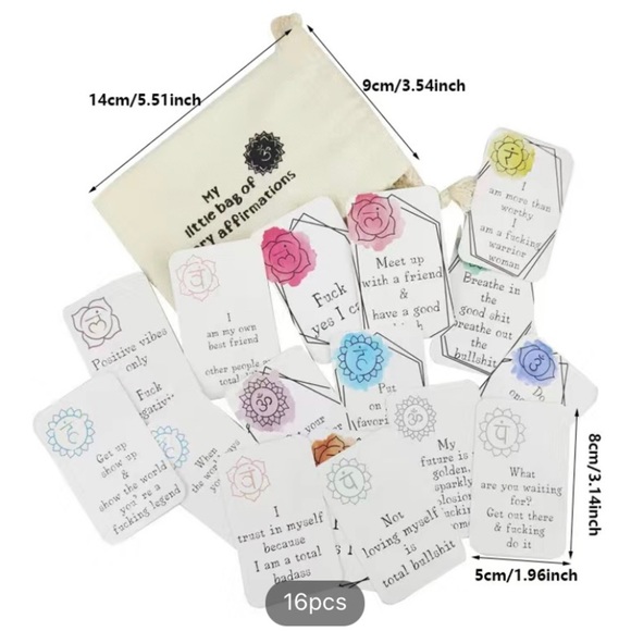 NWT Little Bag of "Sweary" Affirmations To Make Your Day! (16 Pieces) - Picture 6 of 7